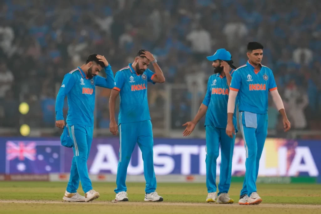 India players lost to Australia by six wickets.
